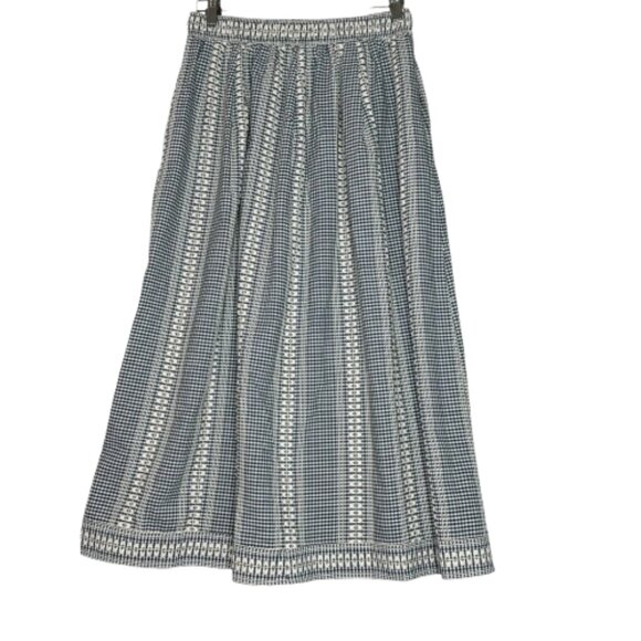 Max Studio London Gingham Midi Maxi Dress NWT Size Large Black/Cream - Picture 5 of 10